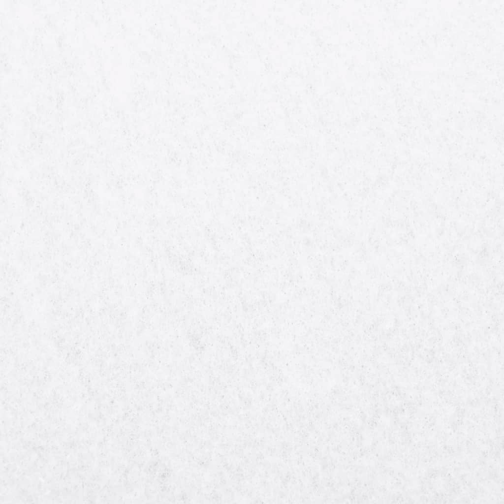 vidaXL ukrudtsdug 1x10 m polyesterfibre hvid