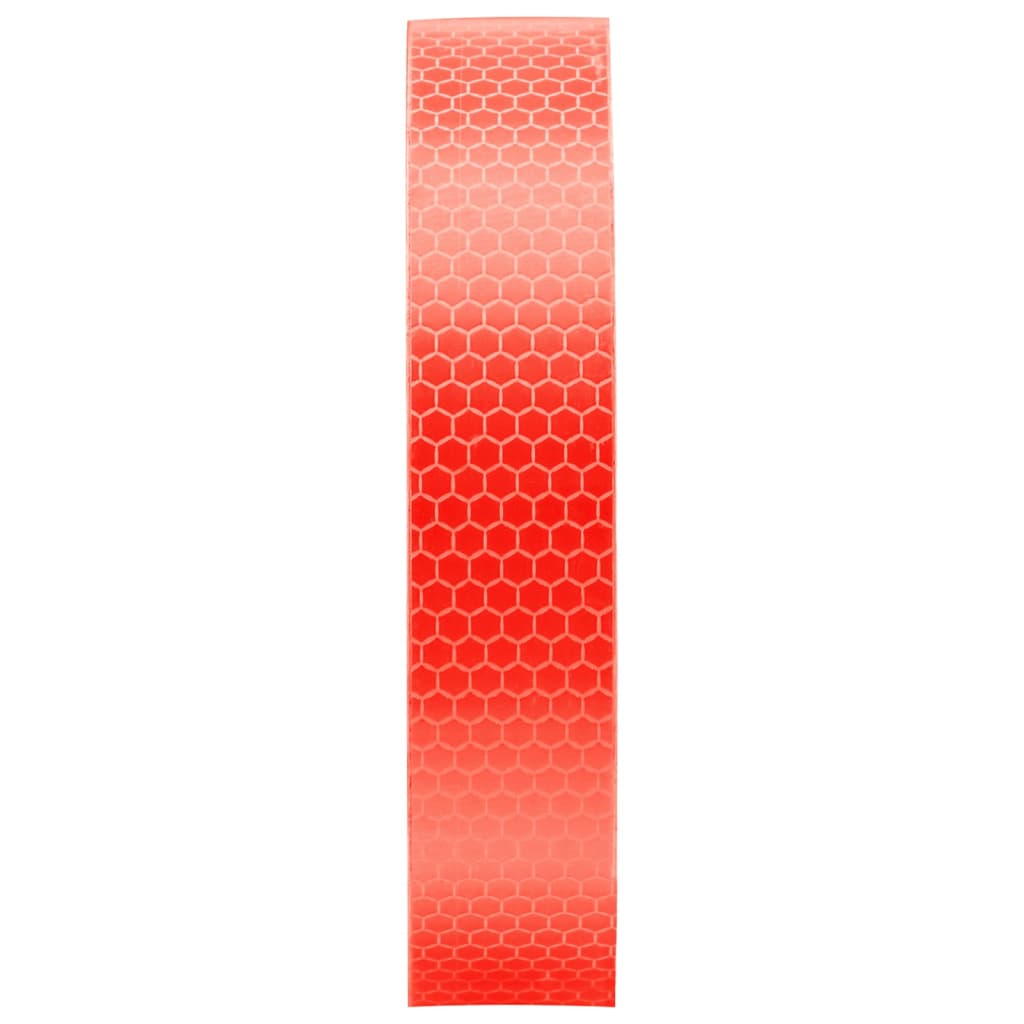 vidaXL reflekstape 2,5 cm x 20 m PVC rød