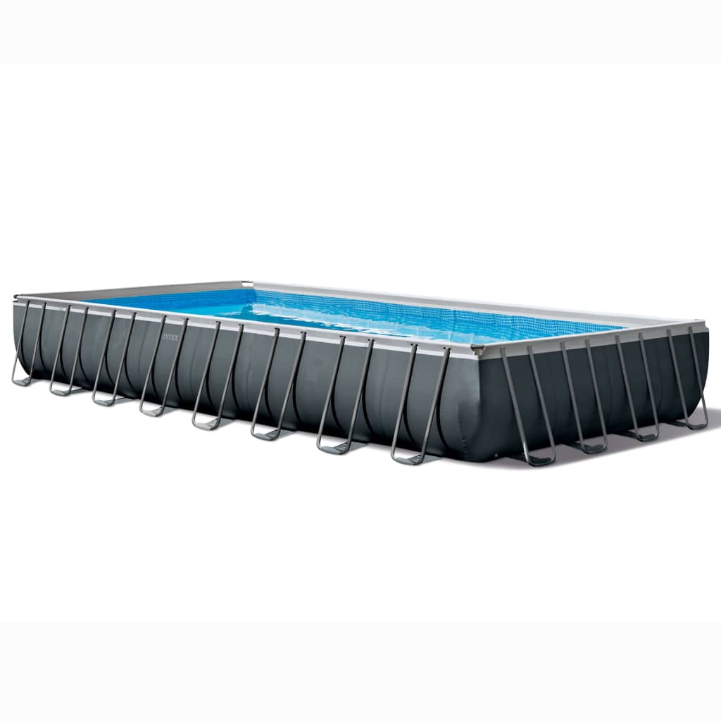 Intex swimmingpoolsæt Ultra XTR Frame rektangulær 975 x 488 x 132 cm
