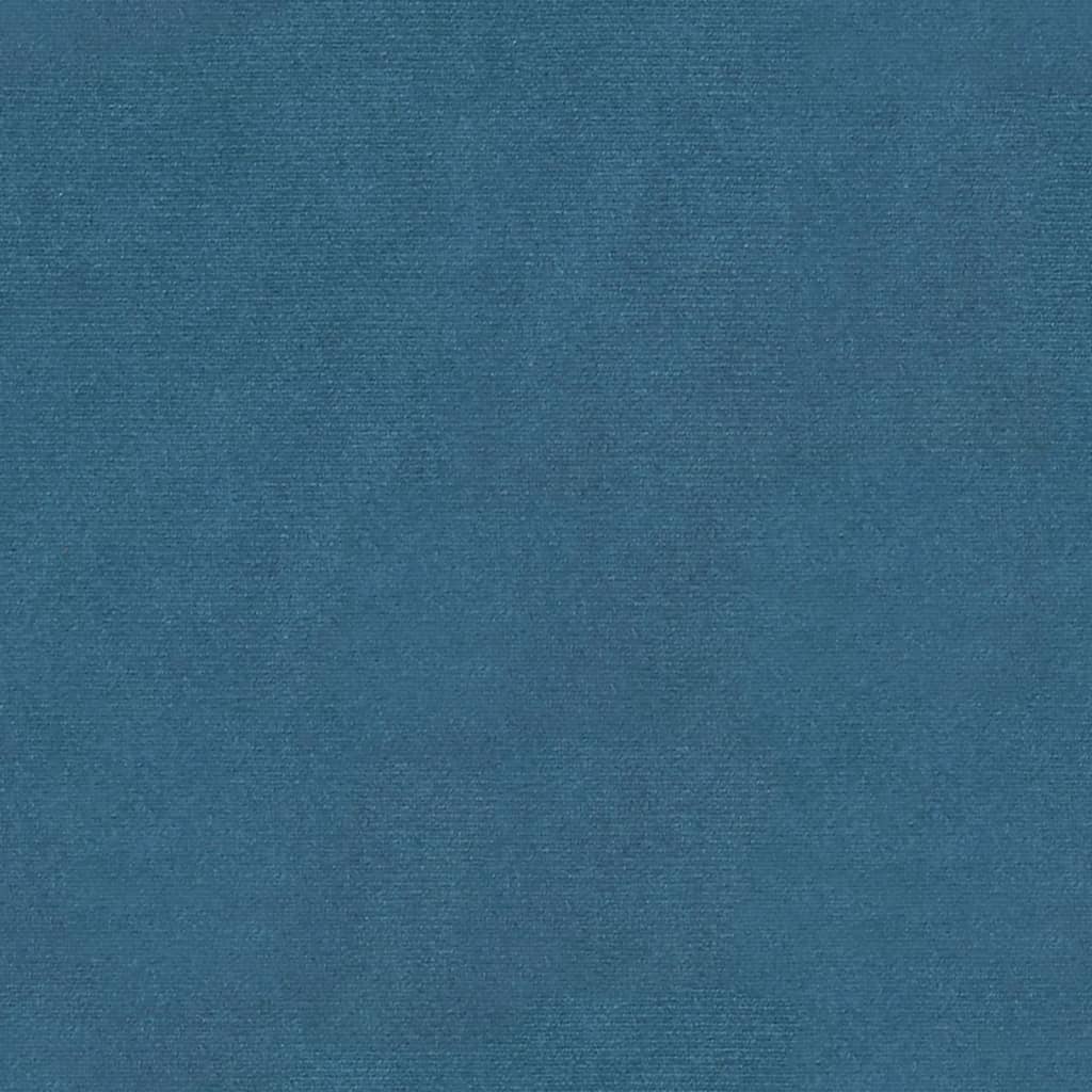 vidaXL bænk 98x56x69 cm velour blå