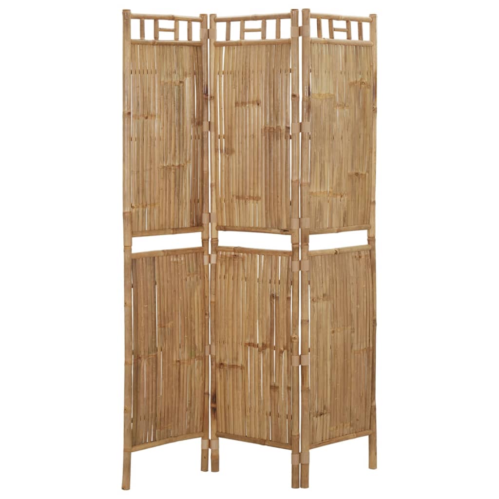 vidaXL 3-panels rumdeler 120x180 cm bambus