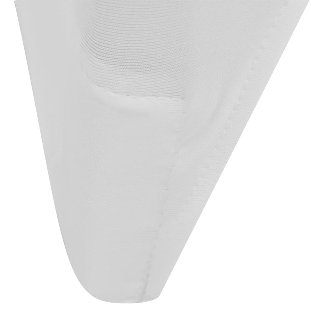 vidaXL stoleovertræk i stretchstof 24 stk. hvid