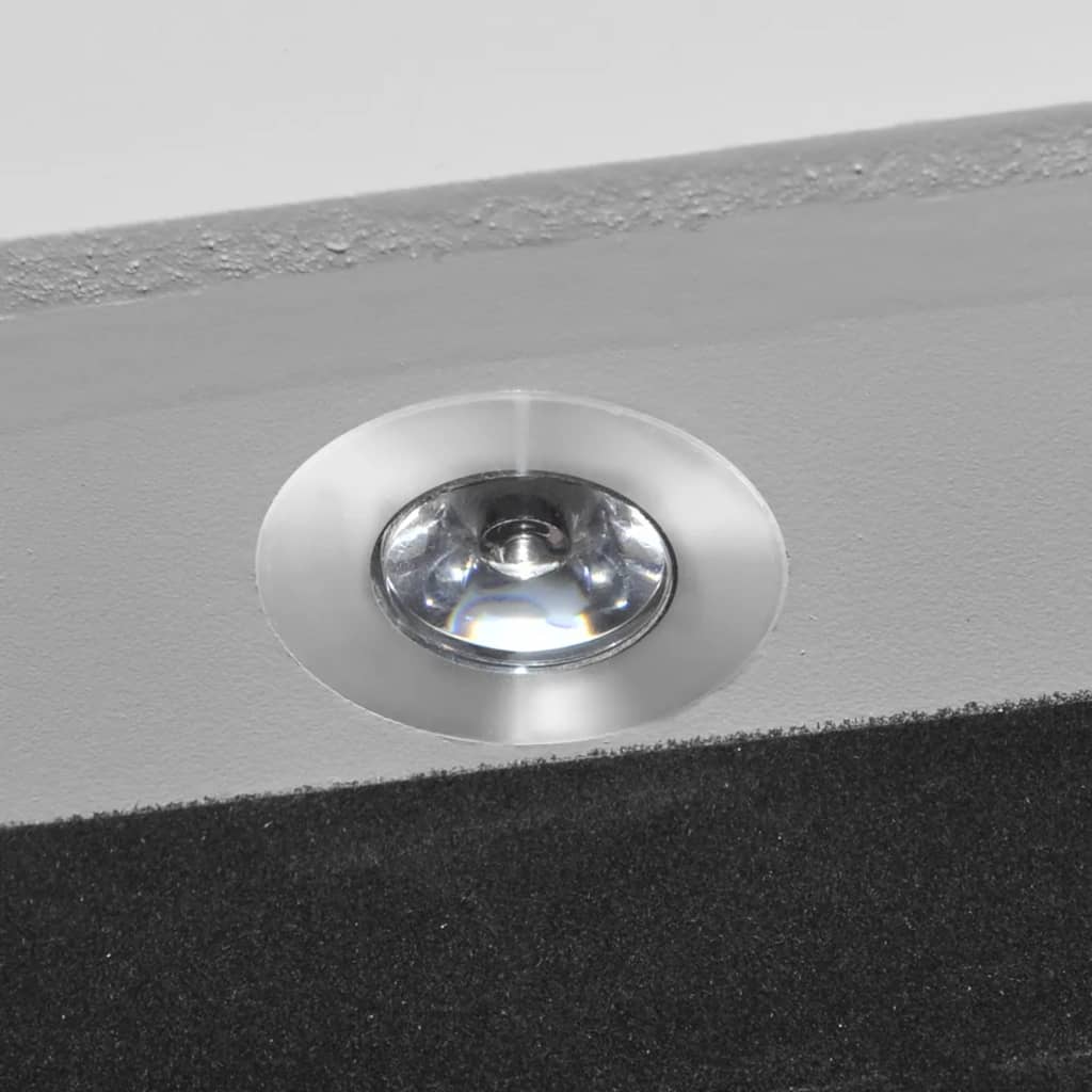 vidaXL fritstående smykkeskab spejldør LED-lamper hvid