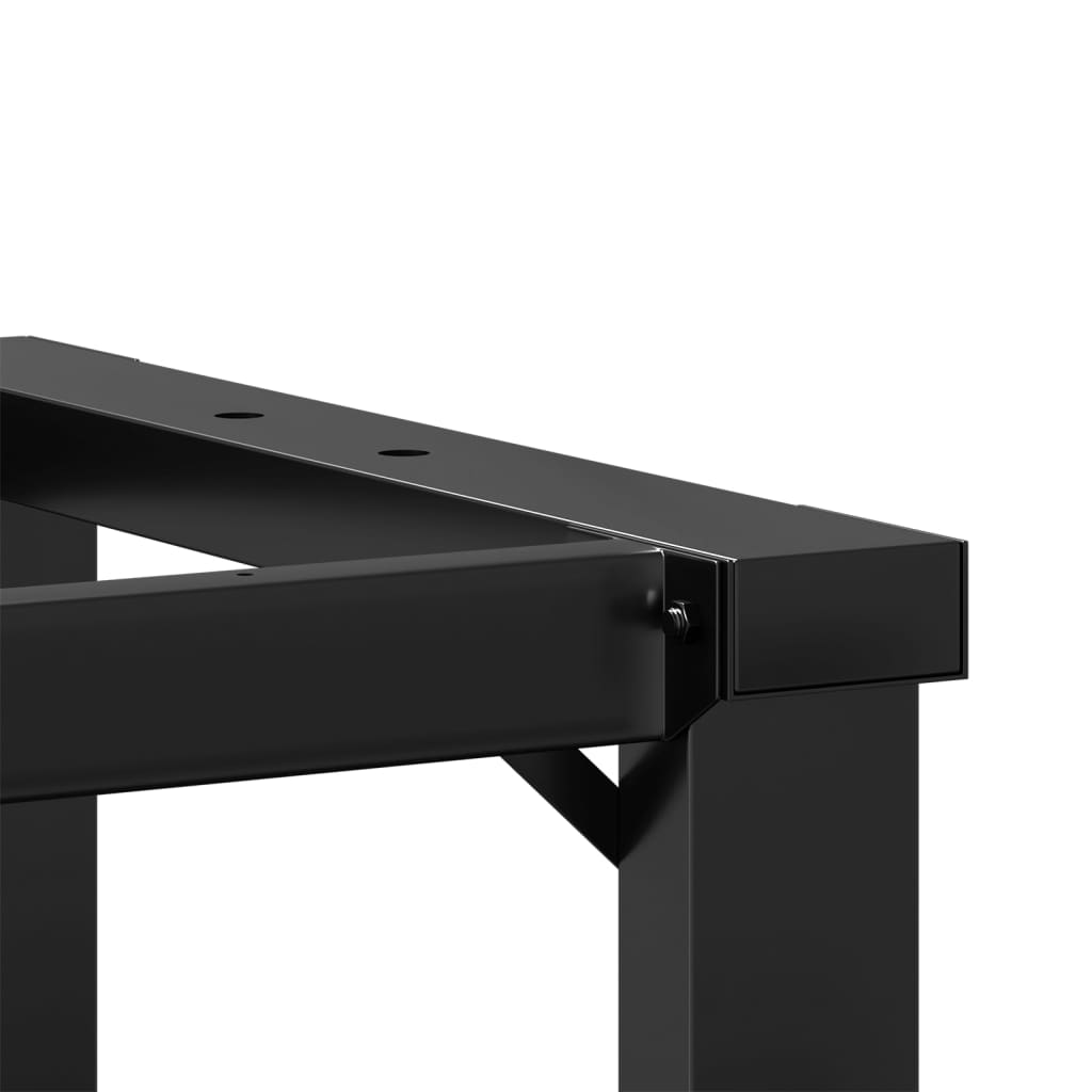 vidaXL bordben til sofabord 70x30x43 cm O-stel støbejern
