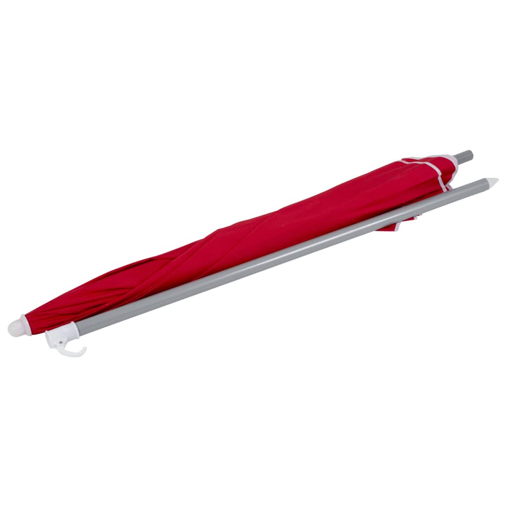 Bo-Camp parasol 200 cm rød