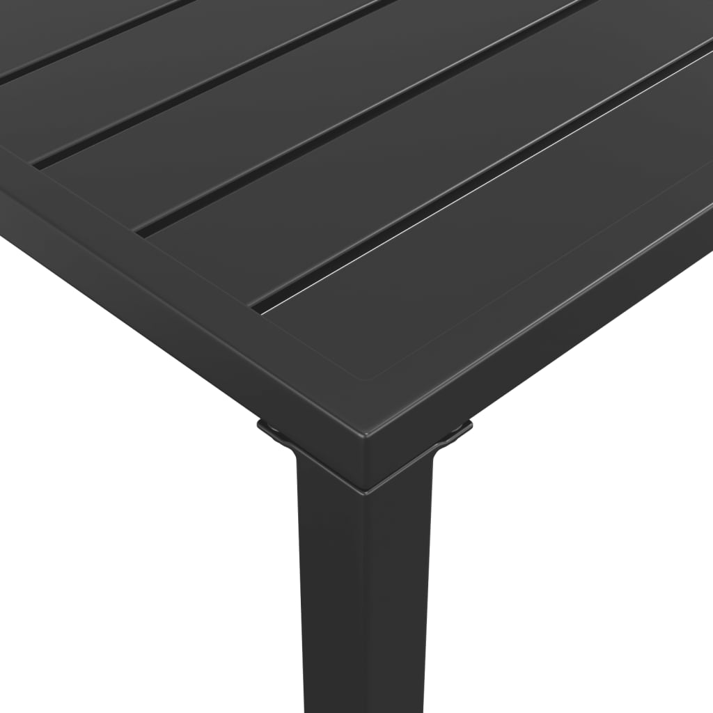vidaXL spisebordssæt til haven 2 dele stål antracitgrå