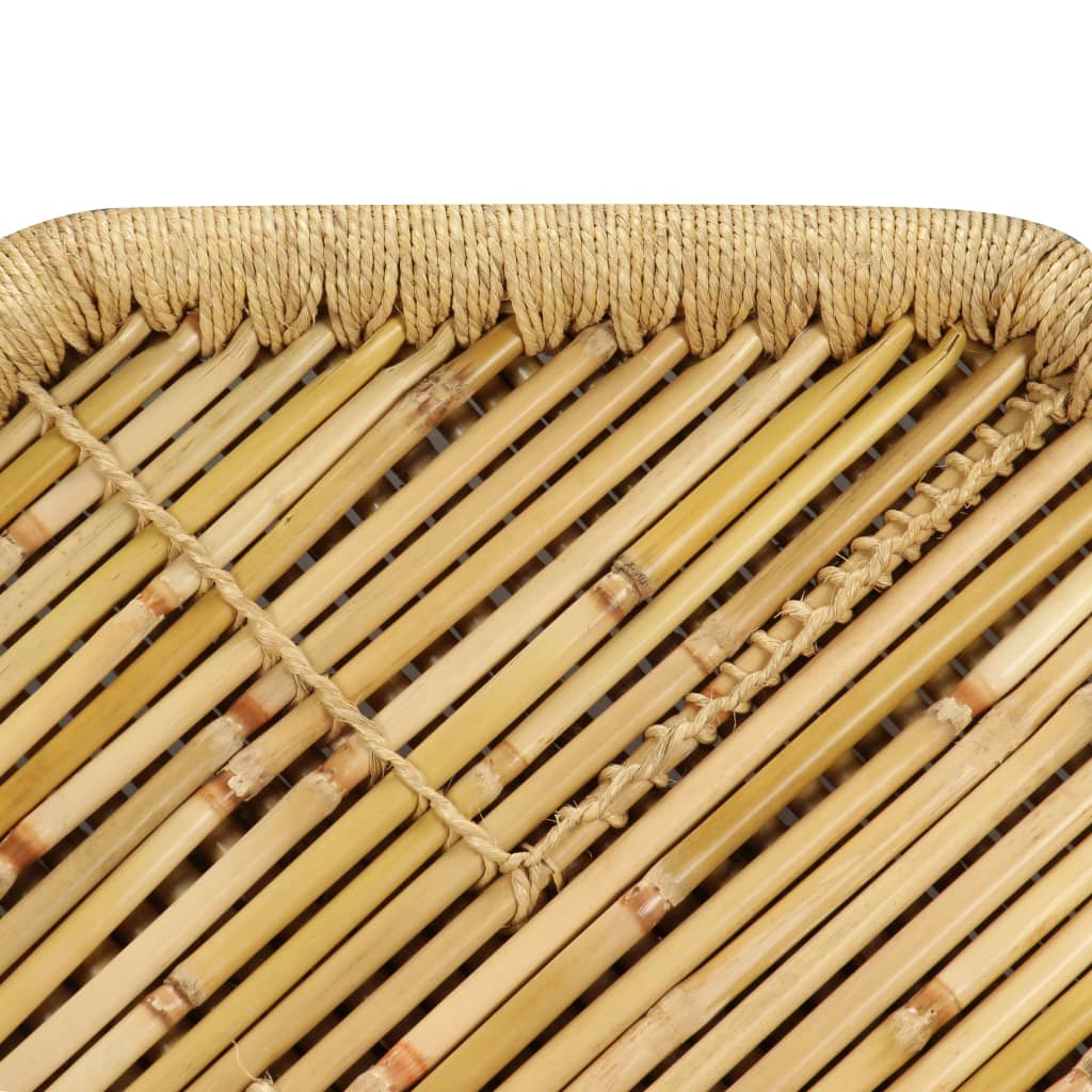vidaXL sofabord 60x60x45 cm ottekantet bambus