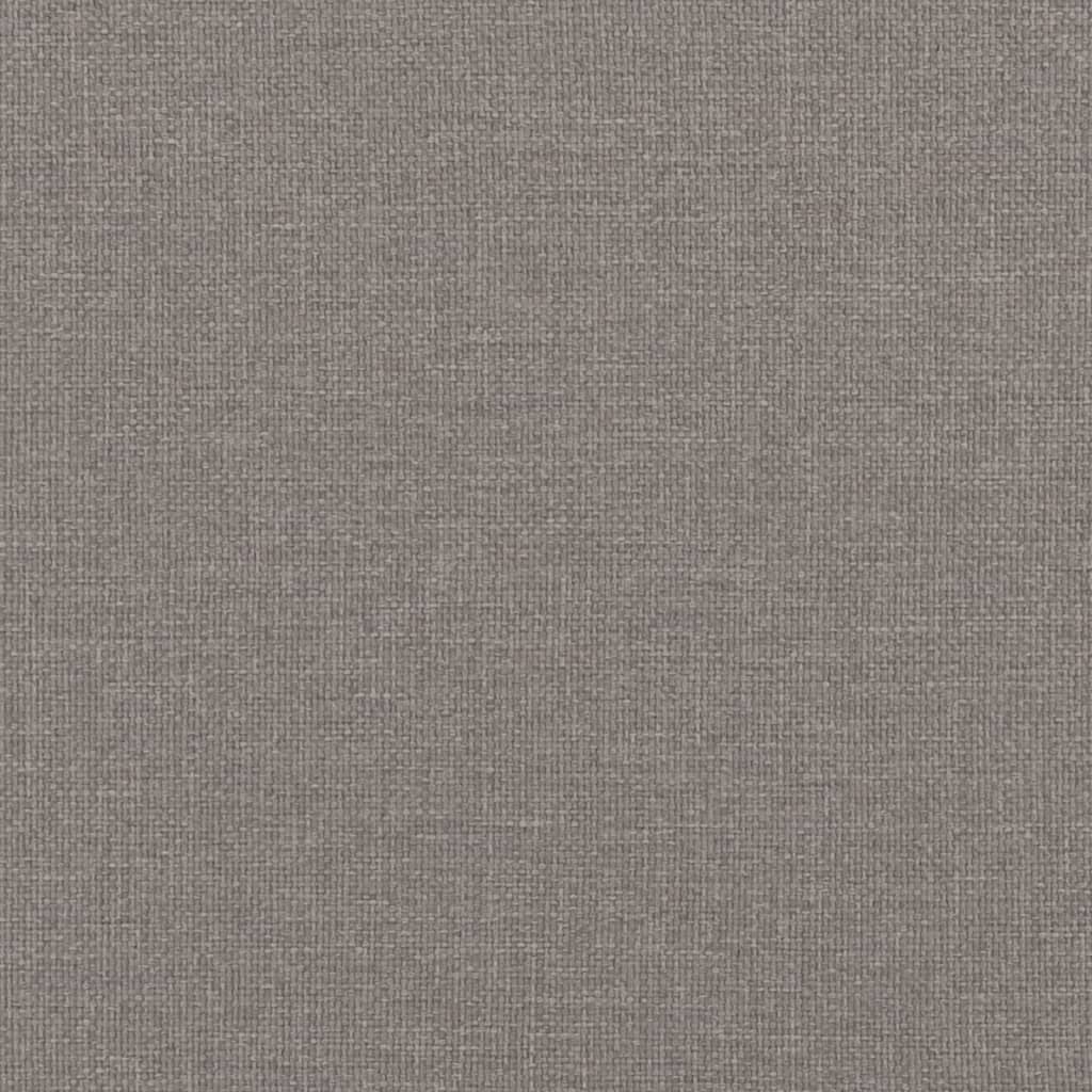vidaXL 3-personers sofa stof gråbrun