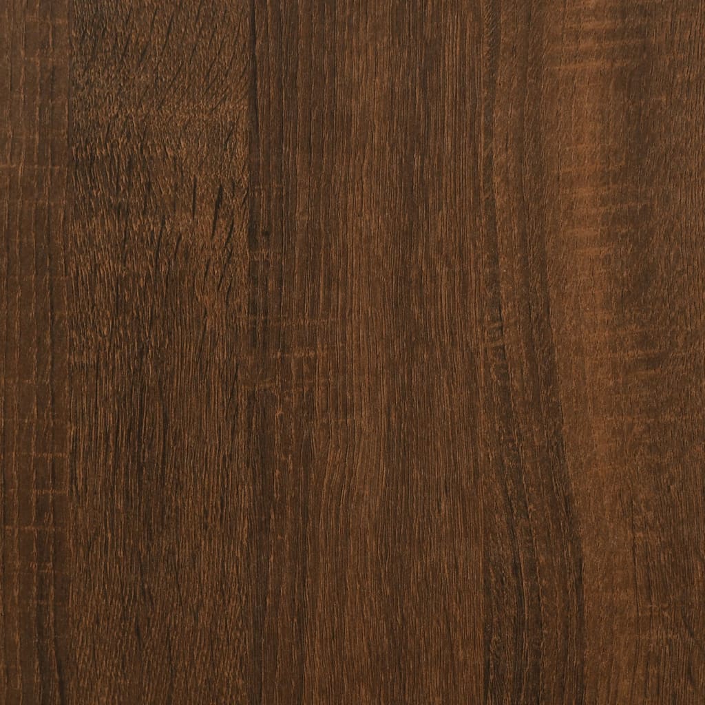 vidaXL sofabord 90x60x35 cm konstrueret træ brun egetræsfarve