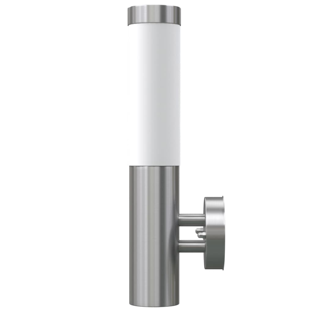 vidaXL RVS-væglampe til indendørs og udendørs brug vandtæt