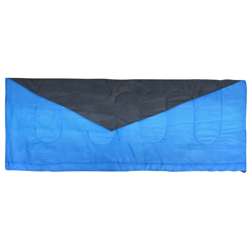 vidaXL sovepose 1100 g 10 °C rektangulær blå
