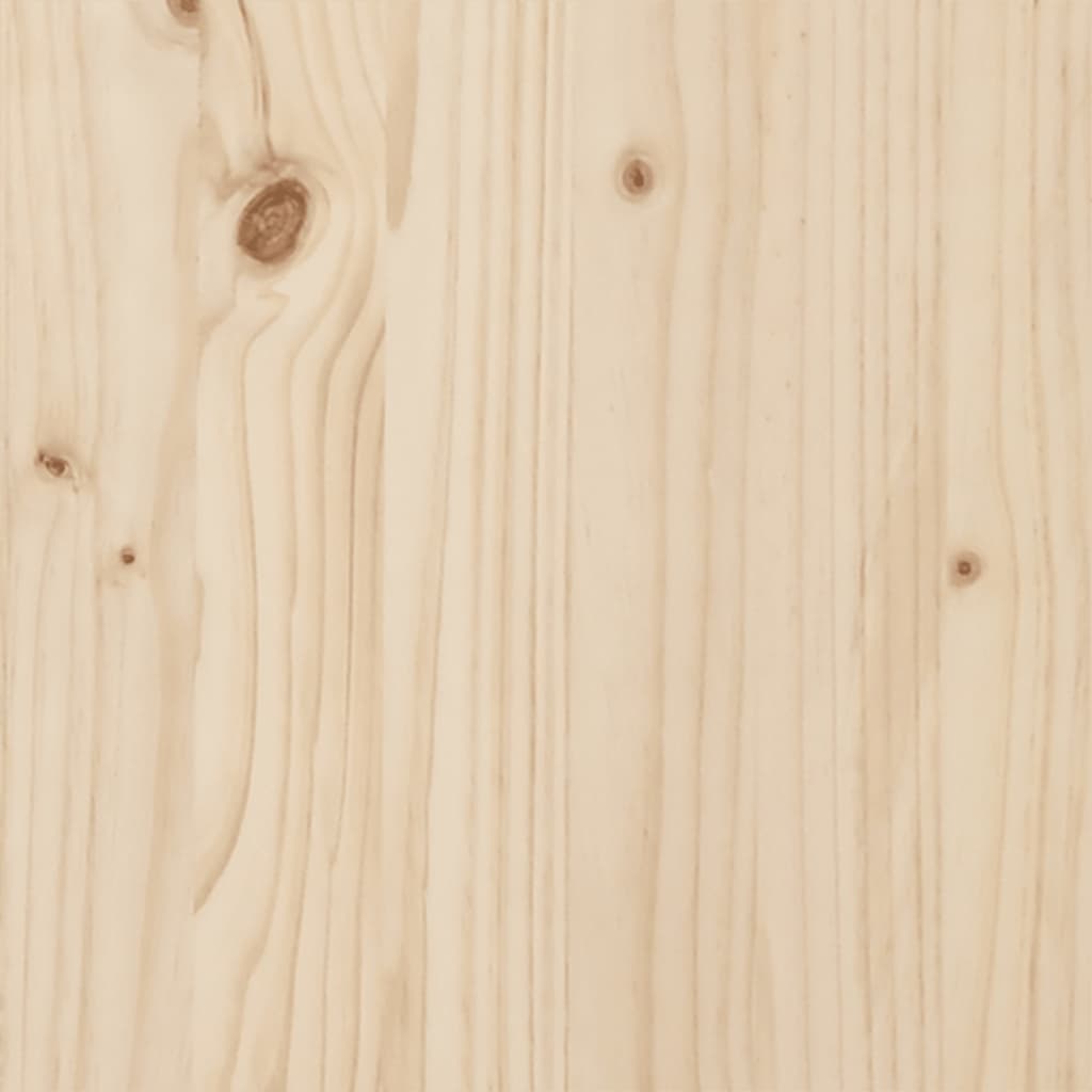 vidaXL plantebord med hylder 82,5x50x86,5 cm massivt fyrretræ