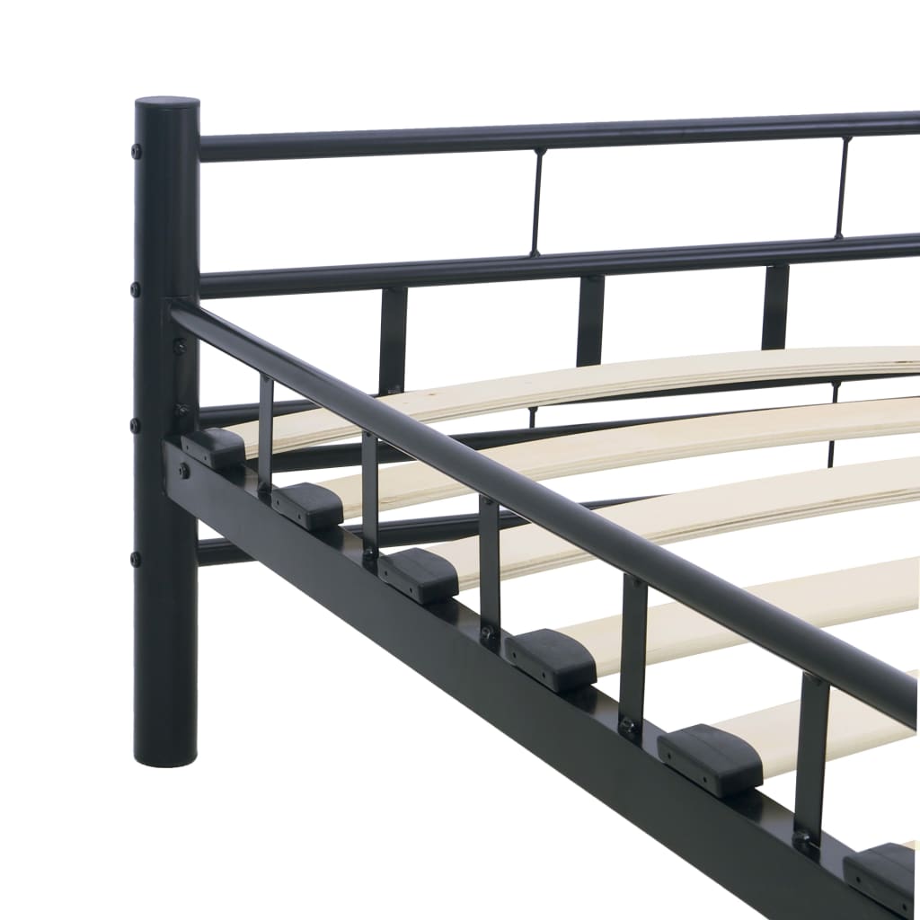 vidaXL sengestel 180 x 200 cm stål sort