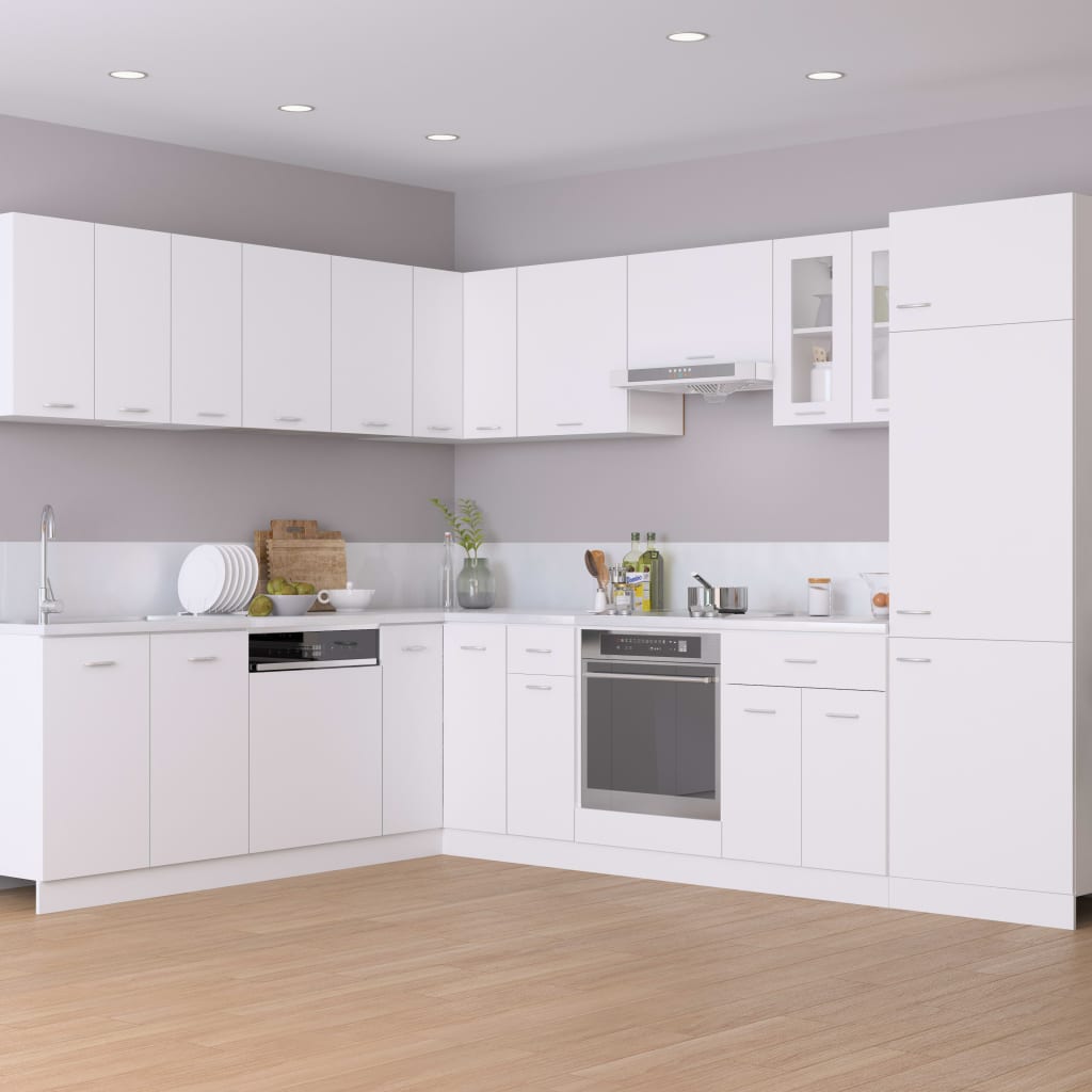 vidaXL køkkenskabe 2 stk. 50x31x60 cm spånplade hvid