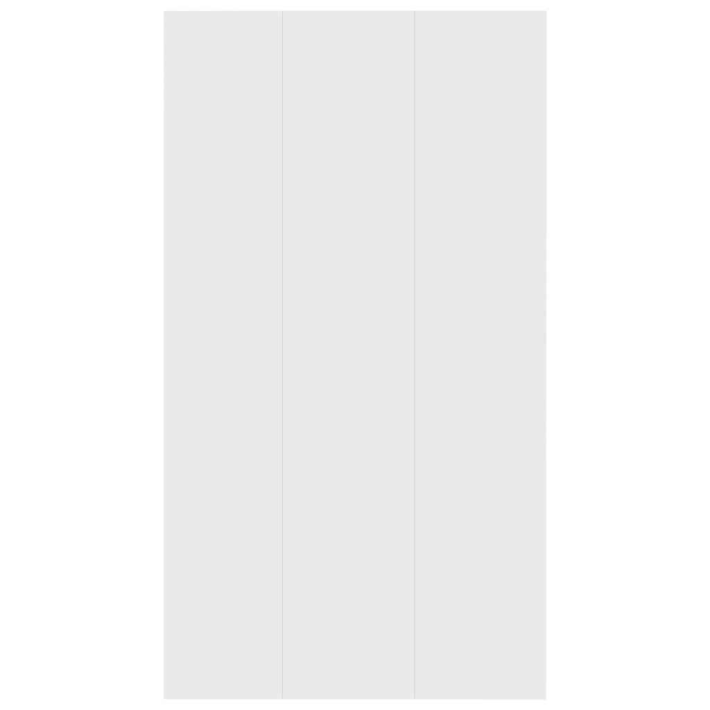 vidaXL bogskab/skænk 66x30x97,8 cm spånplade hvid