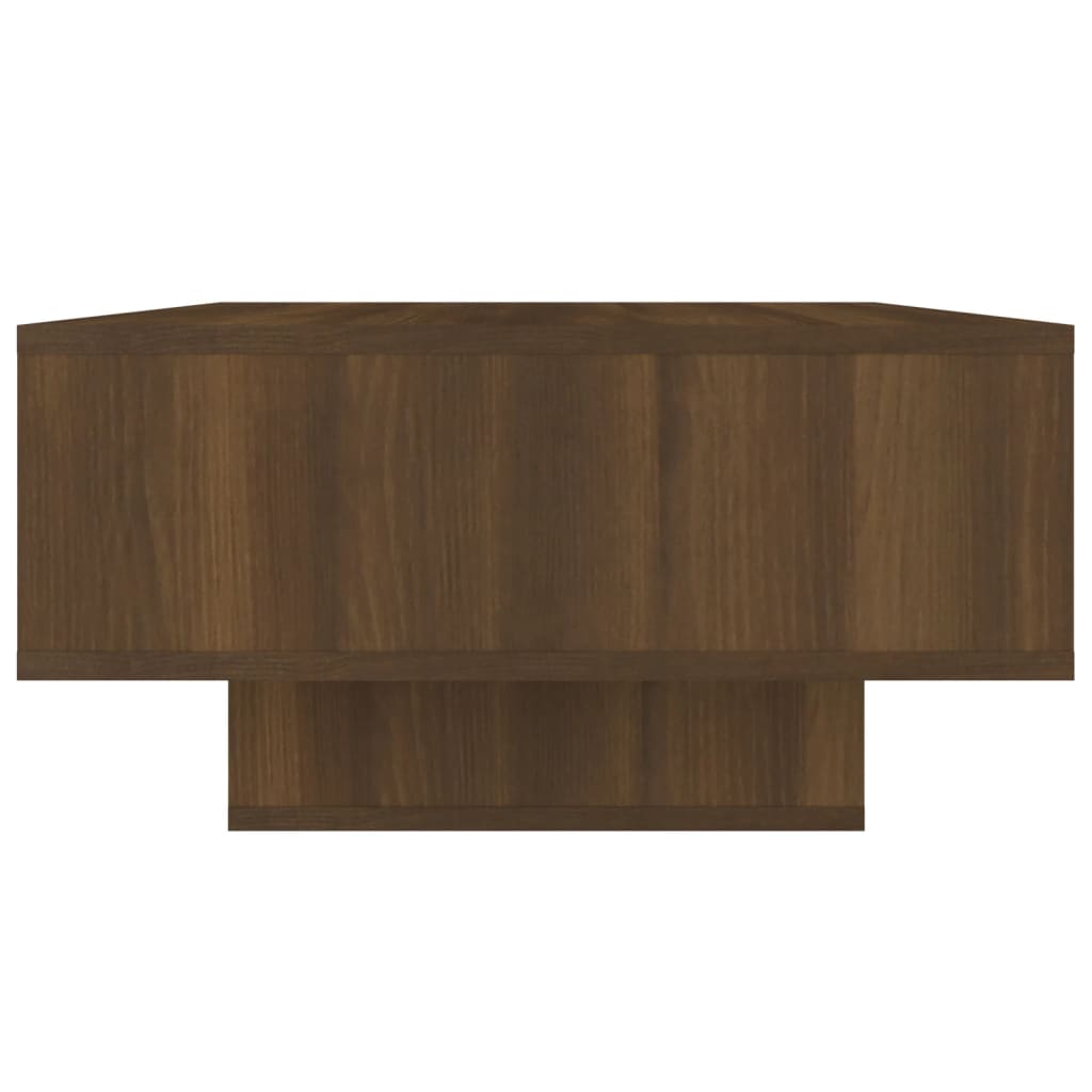 vidaXL sofabord 105x55x32 cm konstrueret træ brun egetræsfarve