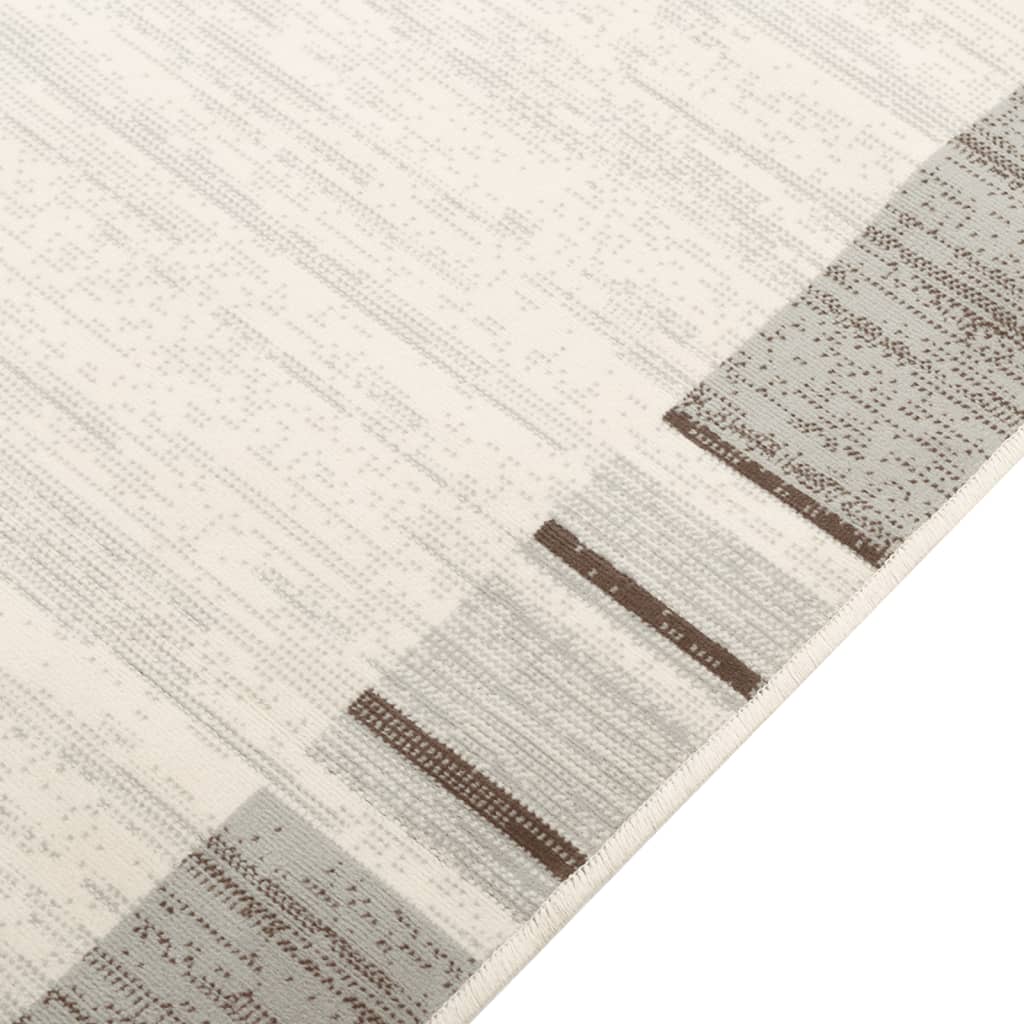 vidaXL gulvtæppe 80x150 cm inde/ude skridsikkert kort luv flerfarvet