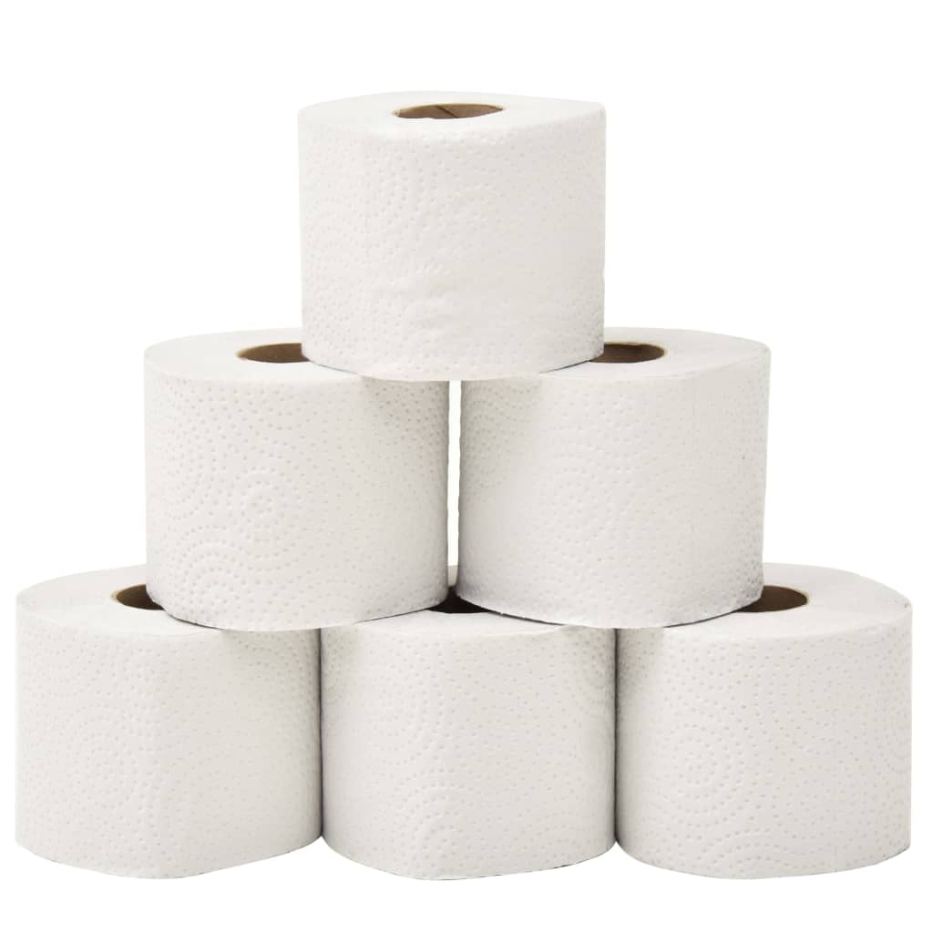 vidaXL 2-lags toiletpapir med præget mønster 128 ruller 250 ark