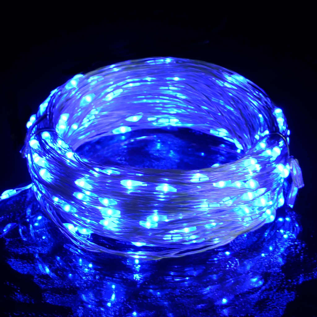 vidaXL LED-lyskæde med 150 LED'er 15 m PVC blå