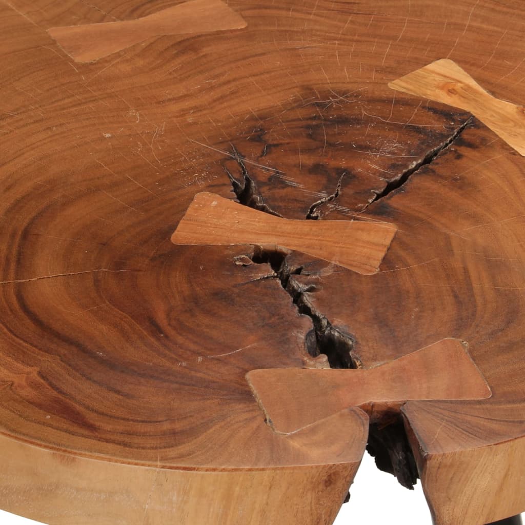 vidaXL barbord med træplade Ø53x105 cm massivt akacietræ
