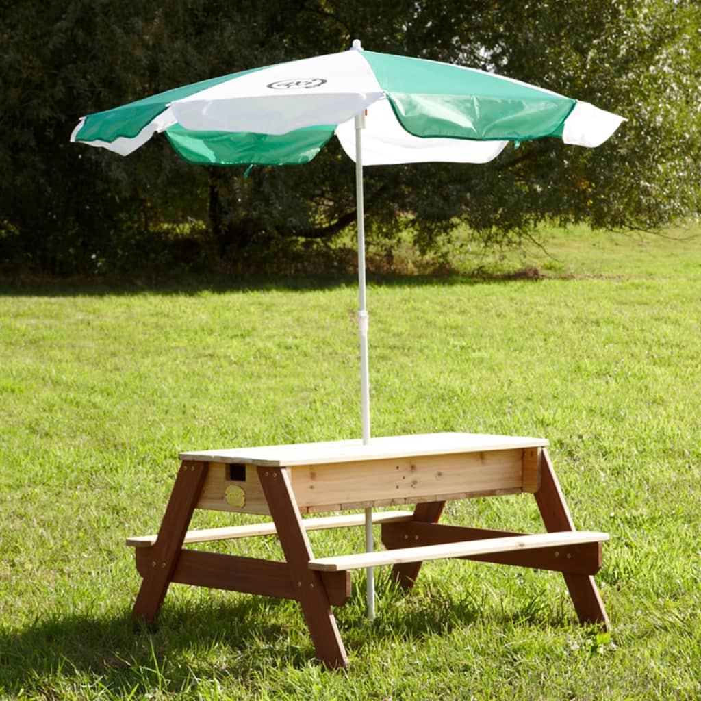 AXI picnicbord Nick sand/vand med parasol