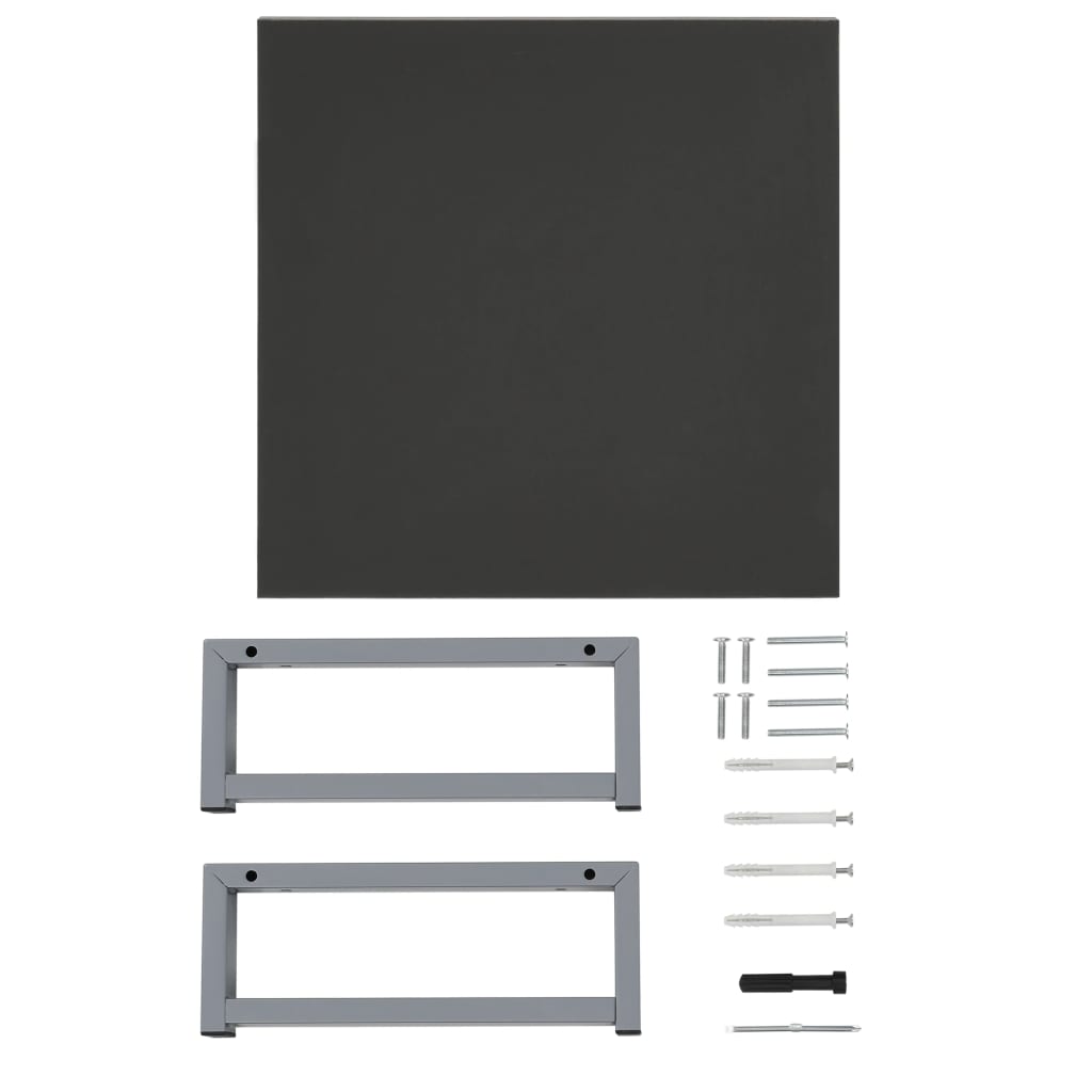 vidaXL badeværelsesmøbel 40 x 40 x 16,3 cm grå