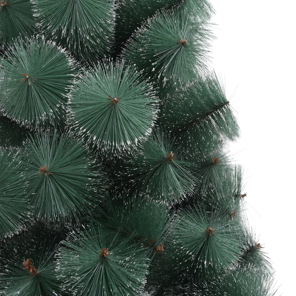 vidaXL kunstigt juletræ med fod 240 cm PET grøn