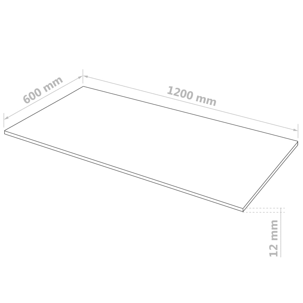 vidaXL MDF-plader 4 stk. rektangulær 120x60 cm 12 mm