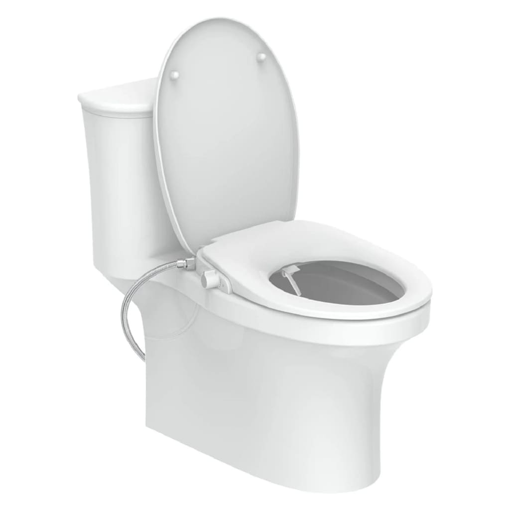 EISL toiletsæde med soft-close og spraysystem hvid