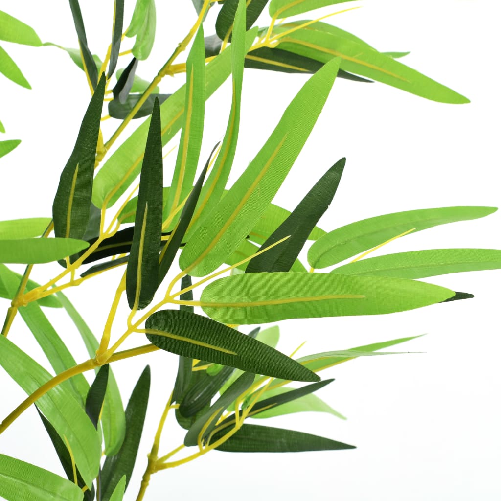 vidaXL kunstig bambusplante med krukke 175 cm grøn
