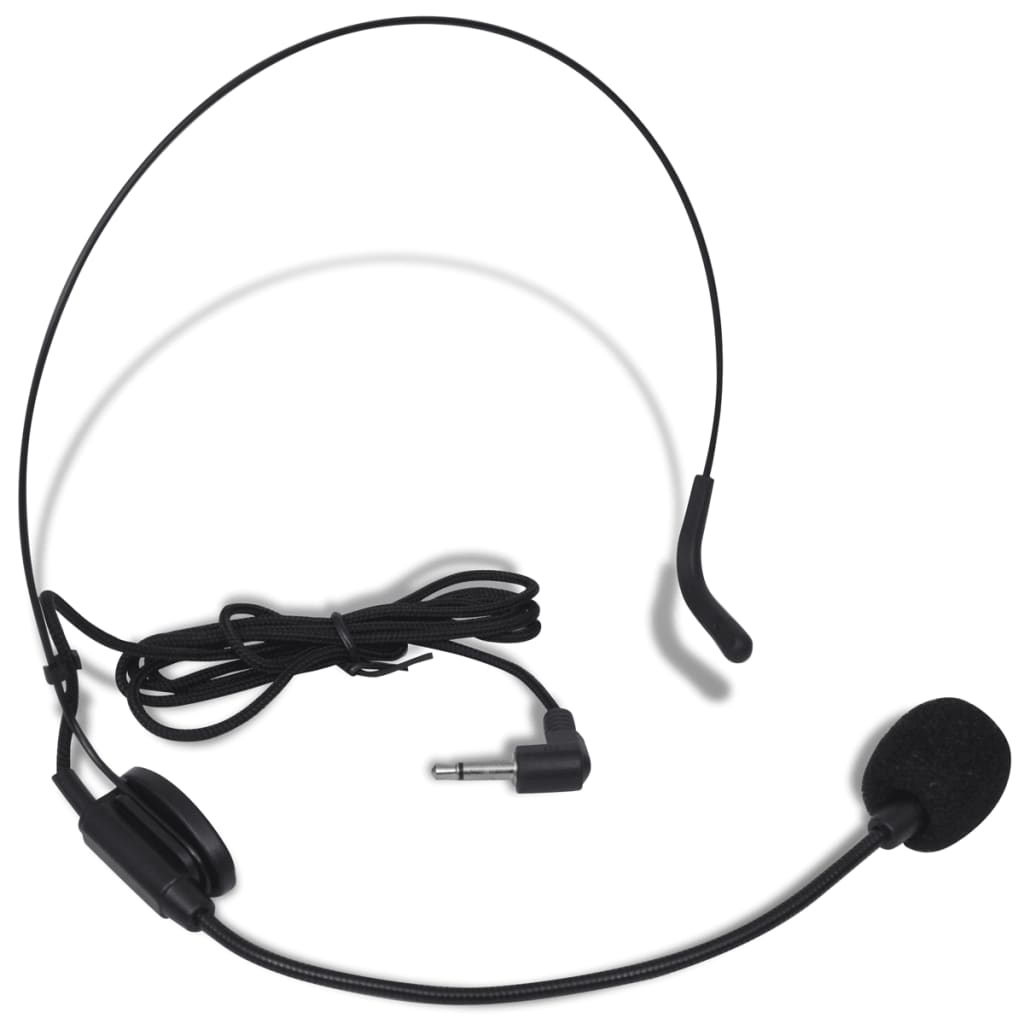 Modtager med 2 trådløse hovedtelefoner VHF
