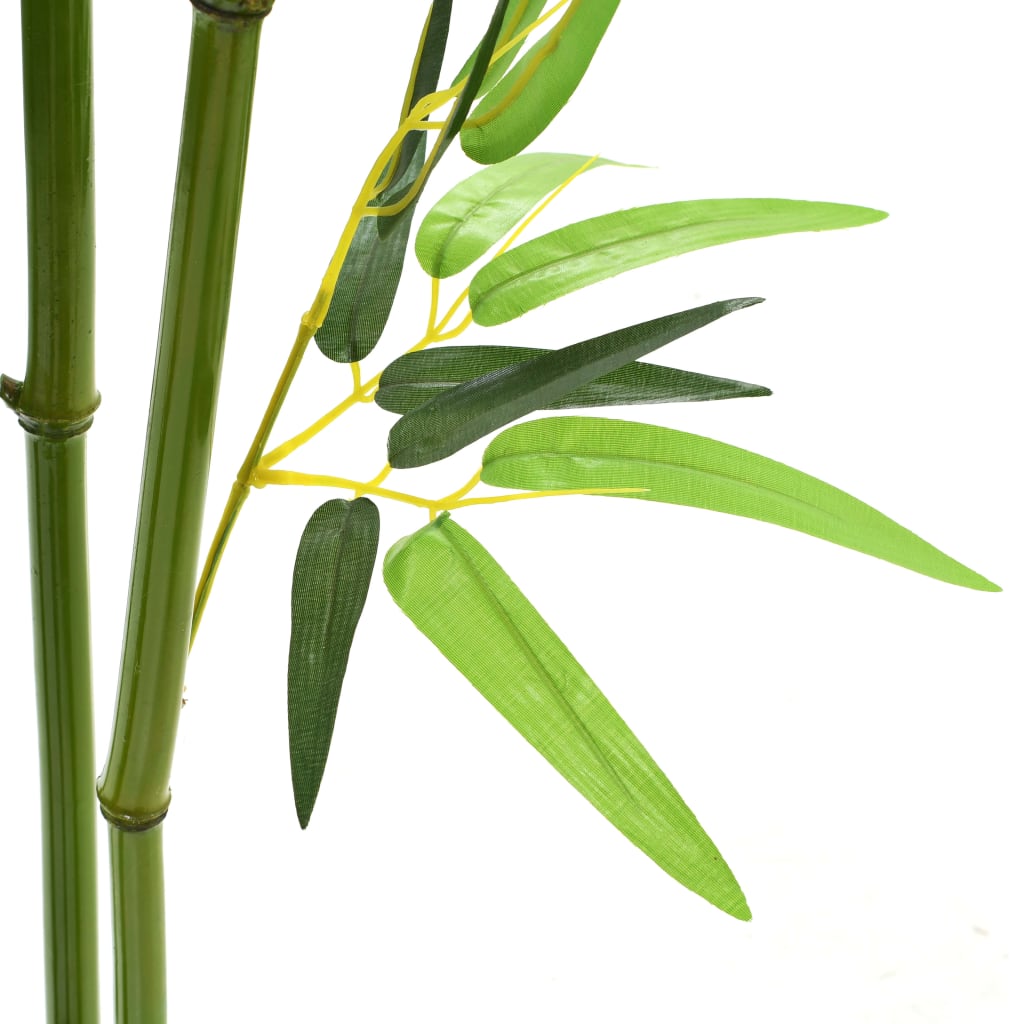vidaXL kunstig bambusplante med krukke 150 cm grøn