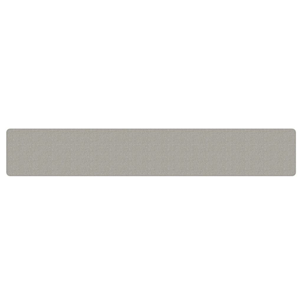 vidaXL tæppeløber 50x300 cm sisallook gråbrun