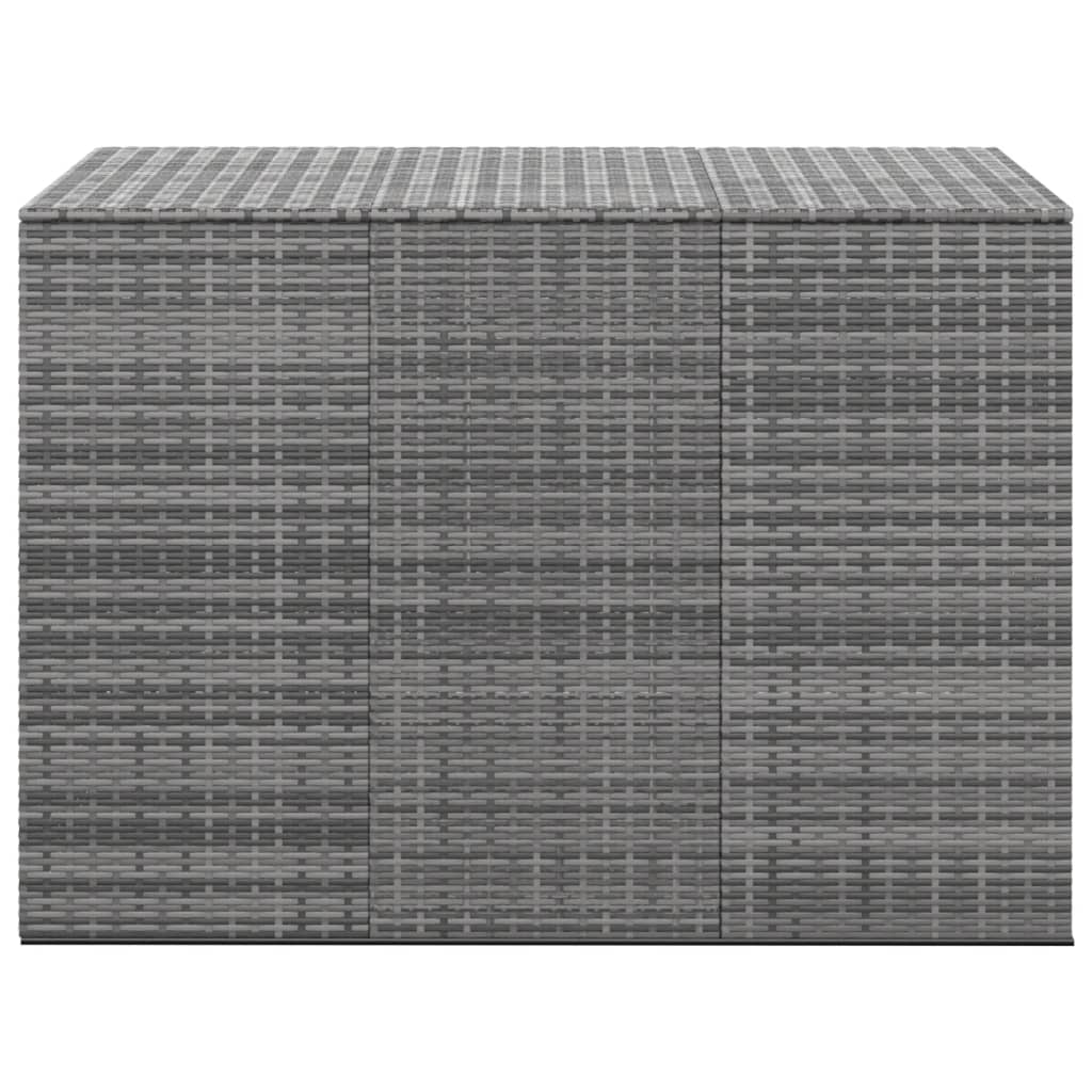 vidaXL hyndeboks 145x100x103 cm polyrattan grå