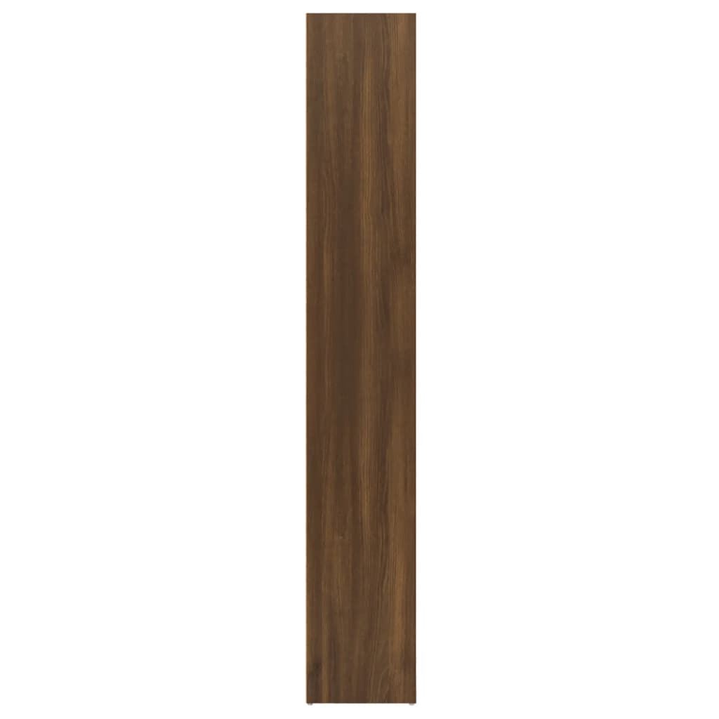 vidaXL bogreol 40x30x189 cm konstrueret træ brun egetræsfarve