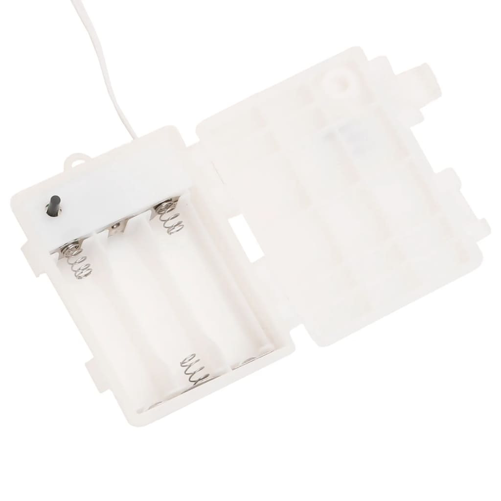 vidaXL juledekoration med LED-lys 3 stk. foldbar hvid