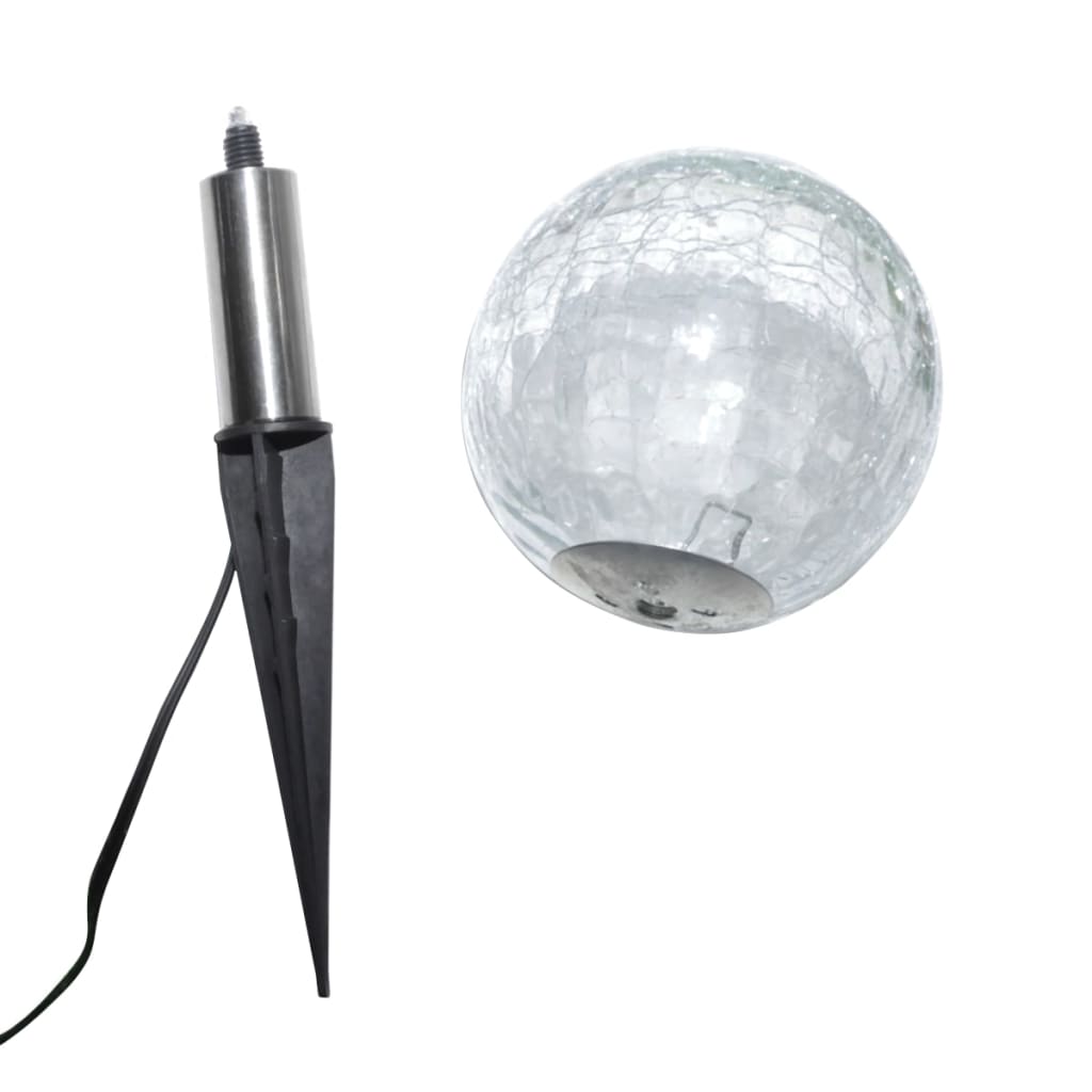 vidaXL havelamper 6 stk. LED med jordspyd og solpaneler