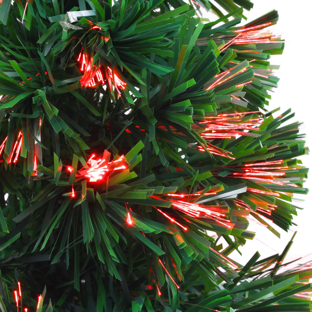 vidaXL kunstigt juletræ fiberoptisk 64 cm grønt