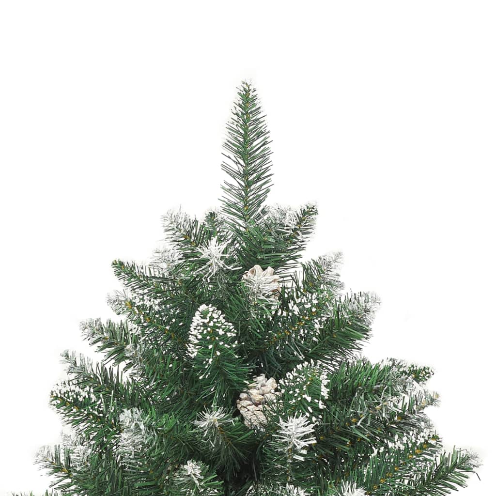 vidaXL kunstigt juletræ med juletræsfod 240 cm PVC