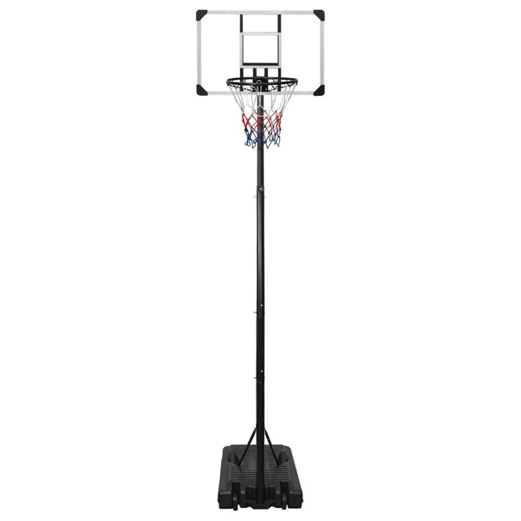 vidaXL basketballstativ 280-350 cm polycarbonat transparent