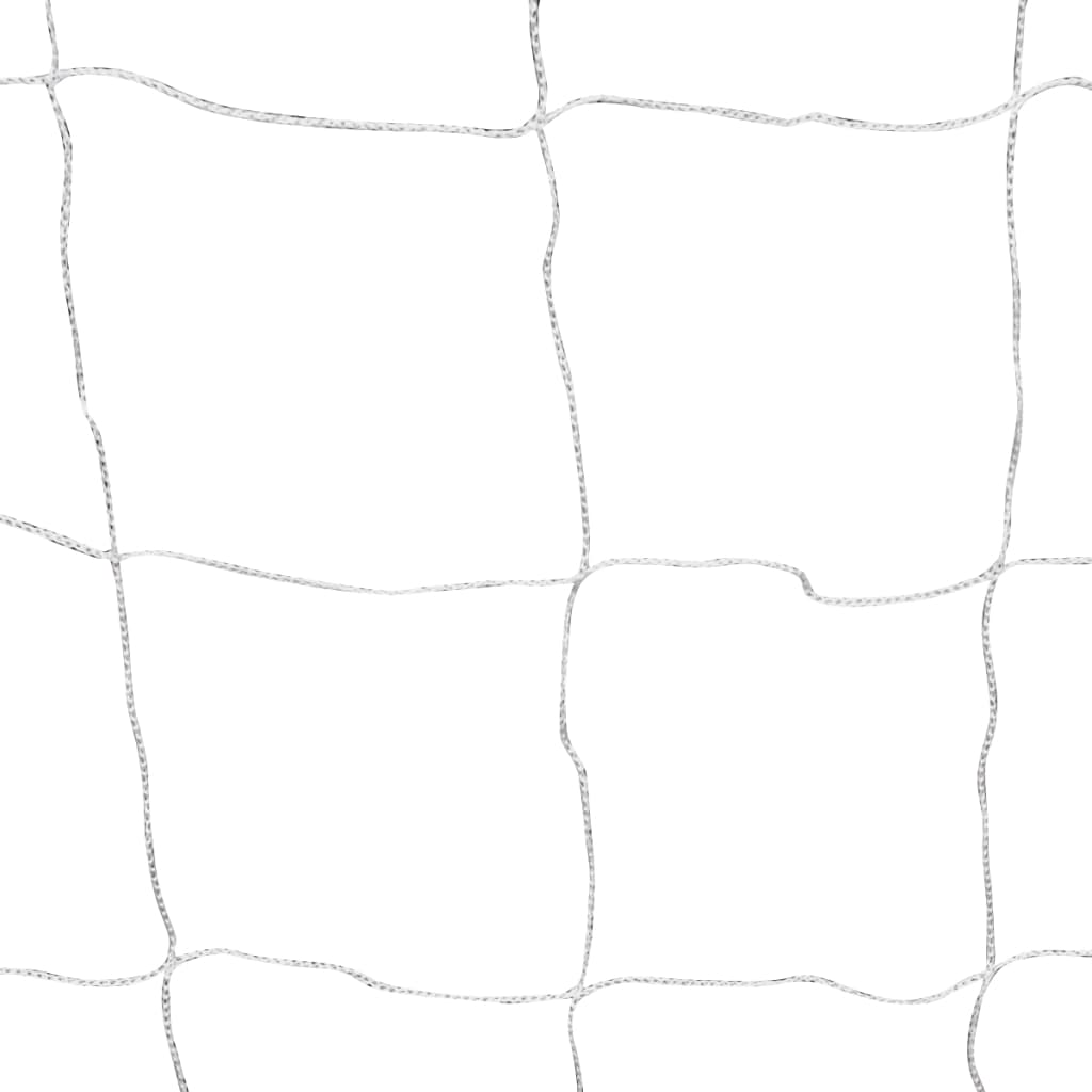 vidaXL fodboldmål med net 182x61x122 cm stål hvid