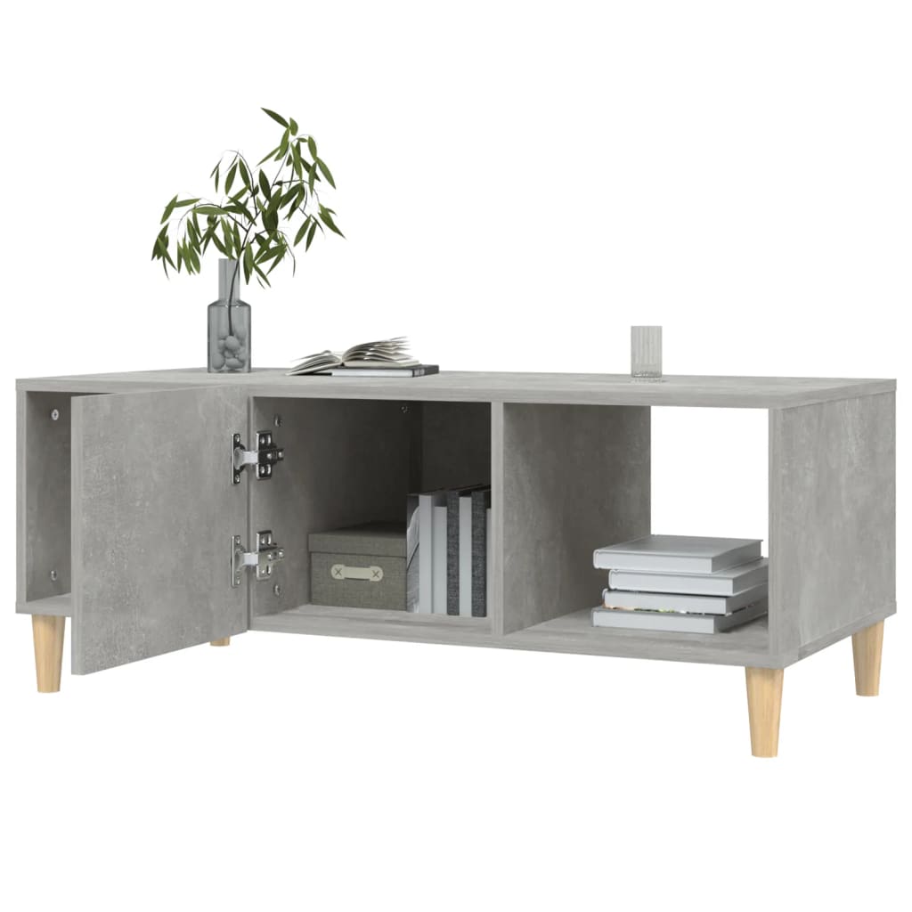 vidaXL sofabord 102x50x40 cm konstrueret træ betongrå