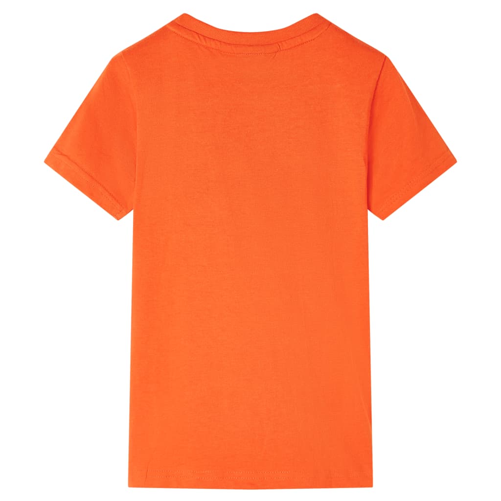 T-shirt til børn str. 92 orange