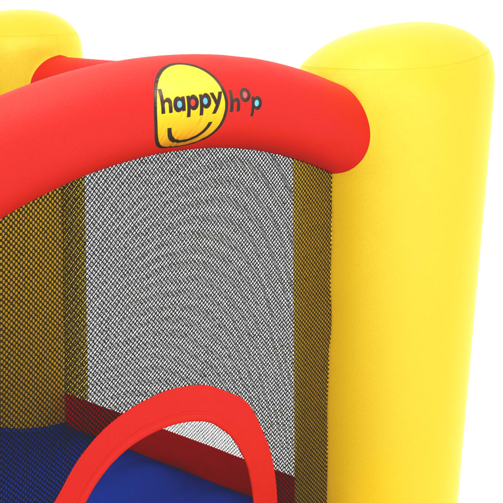 Happy Hop hoppeborg med rutsjebane 155x215x140 cm