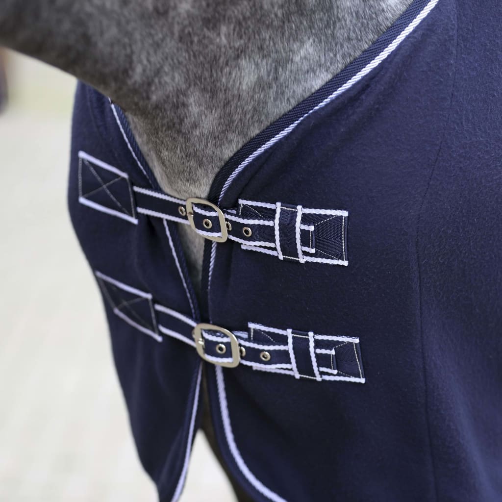 Covalliero fleecedækken til hest RugBe Classic 125 cm marineblå