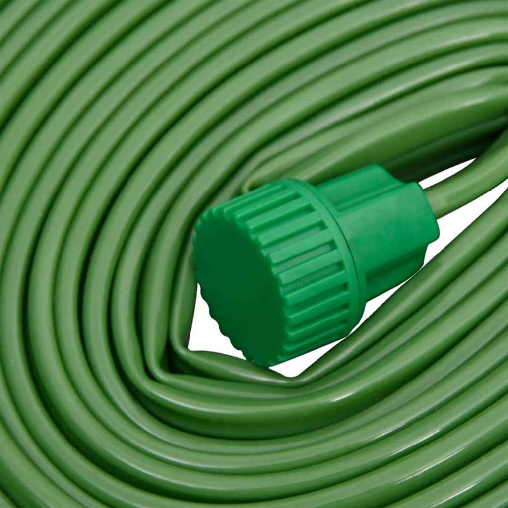 vidaXL sprinklerslange 3 rør 7,5 m PVC grøn