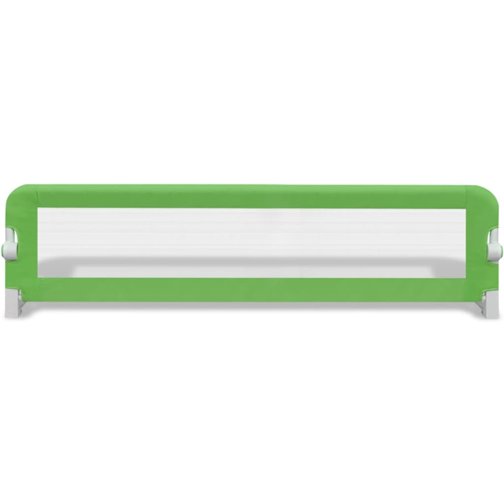 vidaXL sengegelænder til barneseng 150 x 42 cm grøn