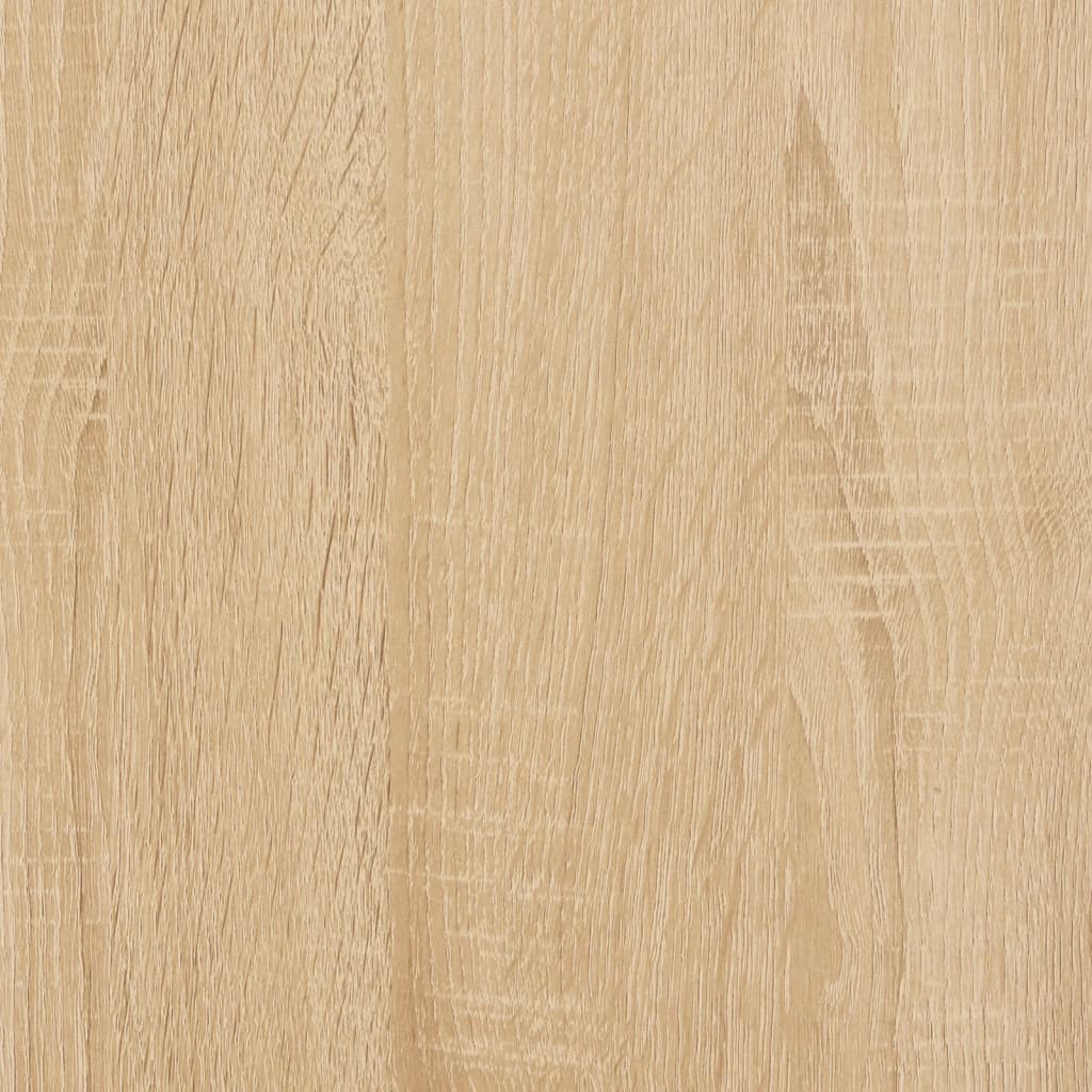 vidaXL badeværelsesskab 32x25,5x190 cm konstrueret træ hvid sonoma-eg
