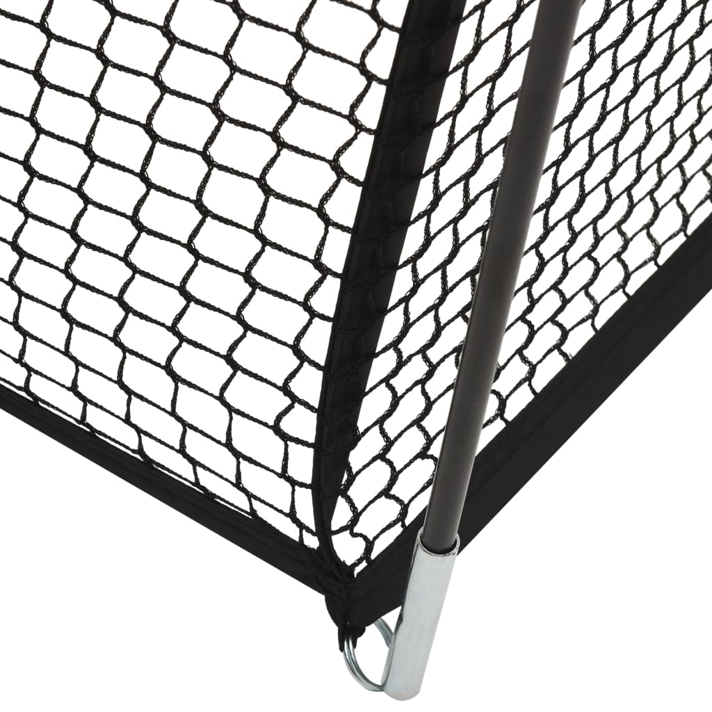 vidaXL batting cage net til baseball 500x400x250 cm polyester sort
