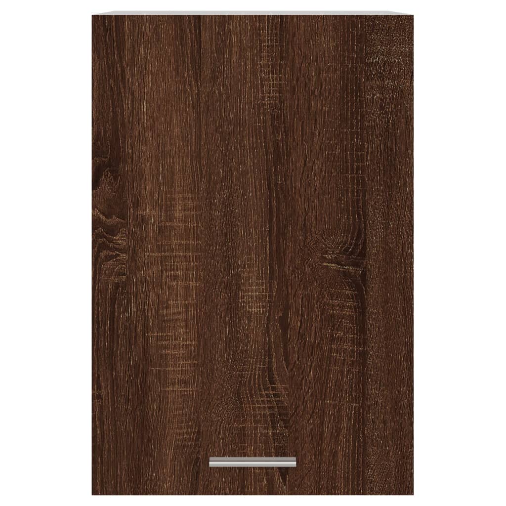 vidaXL vægskab 39,5x31x60 cm konstrueret træ brun egetræsfarve